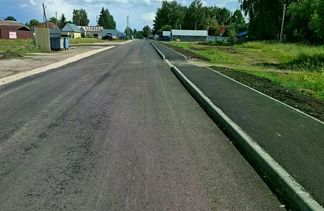 В Вадинске благоустроили пешеходную зону по нацпроекту
